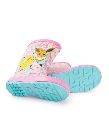 Pokemon Girls Multi Character Wellington Boots Without Handles (10 Younger - 3 Older)