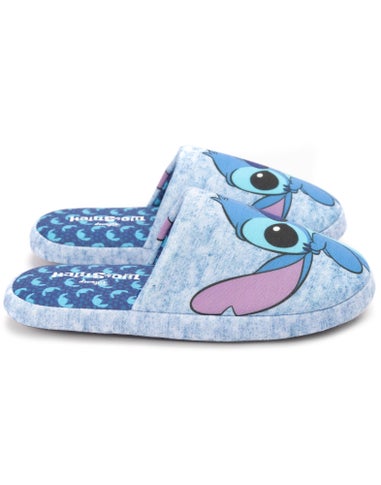 Disney Blue Lilo & Stitch Mule Slippers