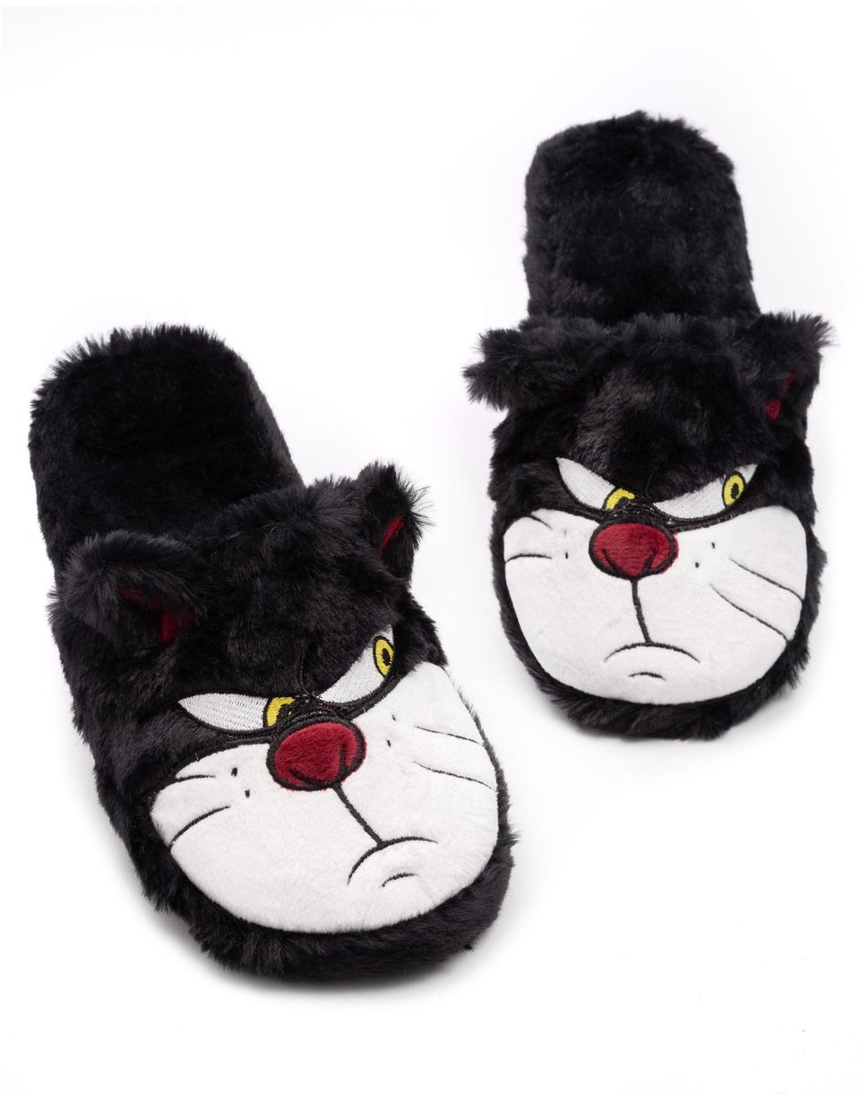 Disney Black Cinderella Mule Slippers