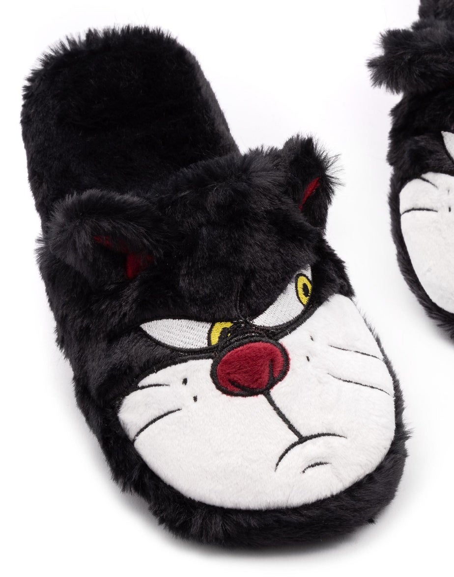 Disney Black Cinderella Mule Slippers