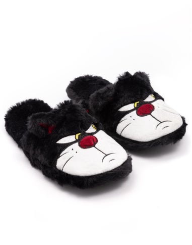 Disney Black Cinderella Mule Slippers