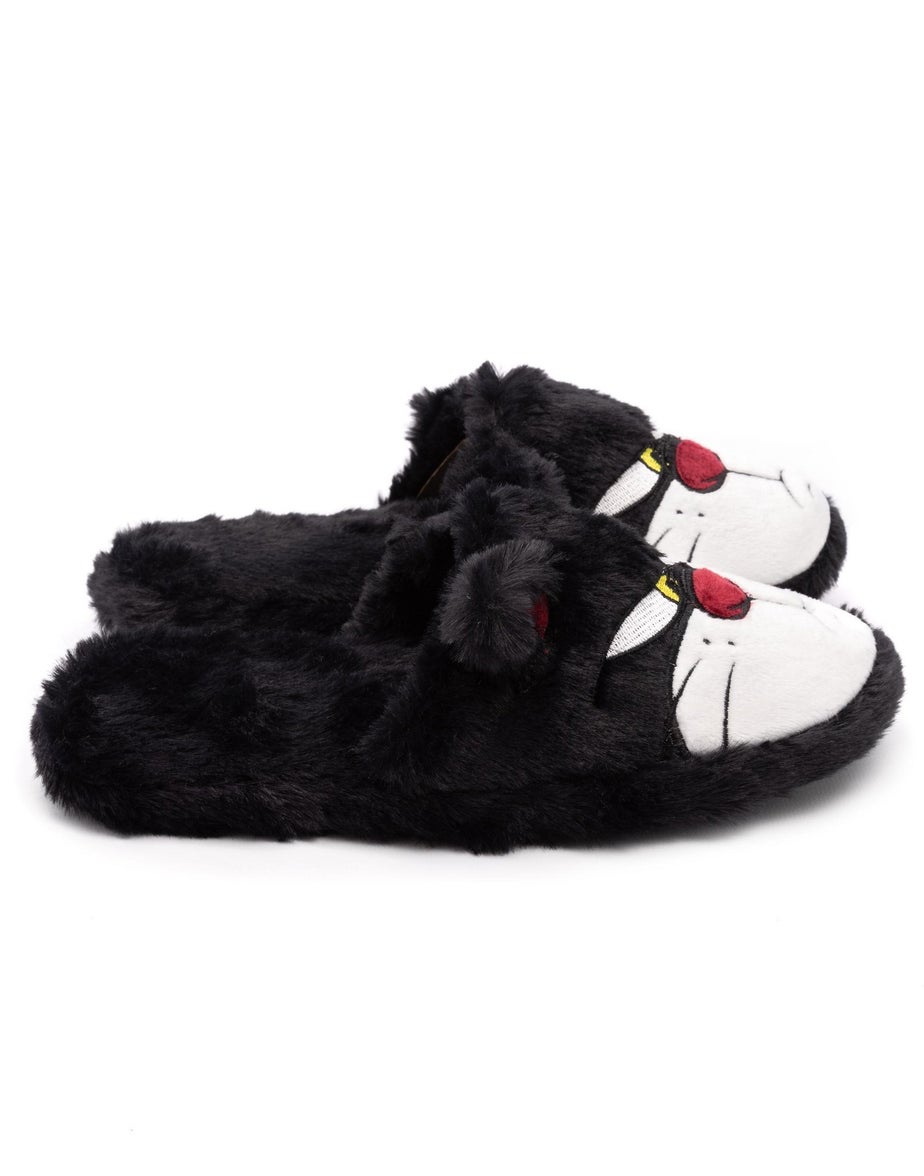 Disney Black Cinderella Mule Slippers