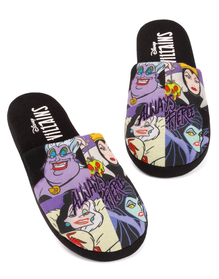 Disney Black Disney Villains Mule Slippers