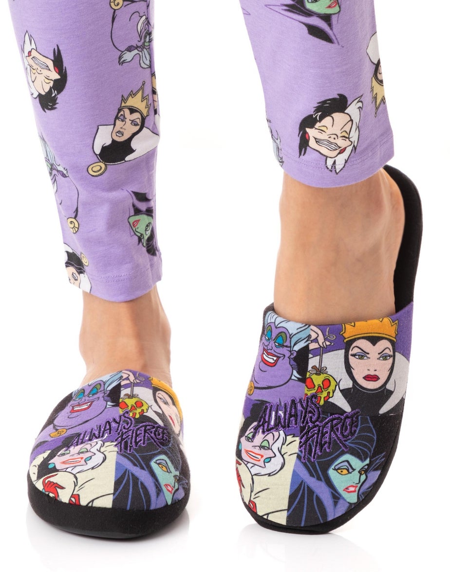 Disney Black Disney Villains Mule Slippers