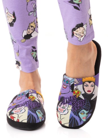 Disney Black Disney Villains Mule Slippers
