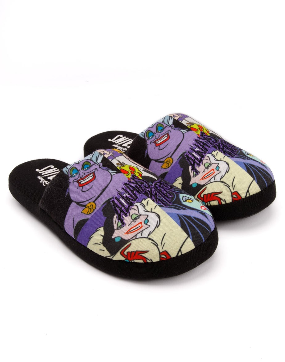 Disney Black Disney Villains Mule Slippers