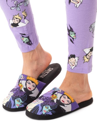 Disney Black Disney Villains Mule Slippers