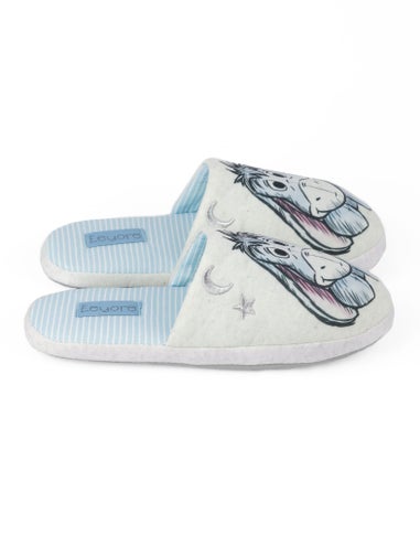 Disney Grey Winnie The Pooh Mule Slippers