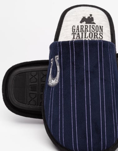 Vanilla Underground Peaky Blinders Adults Icons Mule Blue Slippers