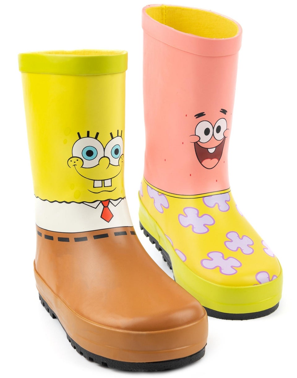 SpongeBob SquarePants Kids Spongebob Squarepants, Patrick Wellies (10 Younger - 4 Older)