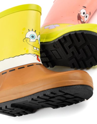 SpongeBob SquarePants Kids Spongebob Squarepants, Patrick Wellies (10 Younger - 4 Older)