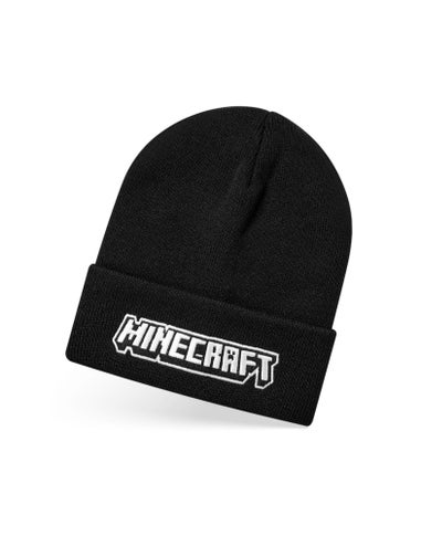 Vanilla Underground Minecraft Kids Logo Beanie Black Hat
