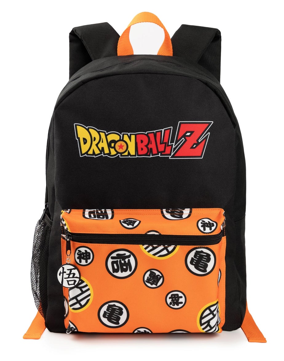 Dragon Ball Z Kids Blue Front Printed Backpack