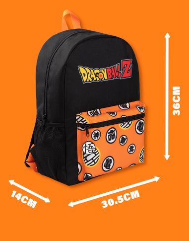 Dragon Ball Z Kids Blue Front Printed Backpack