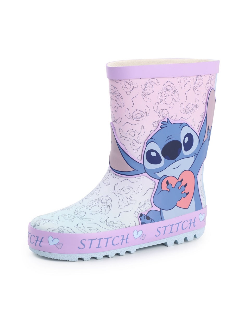 Vanilla Underground Disney Lilo & Stitch Kids Character Wellies