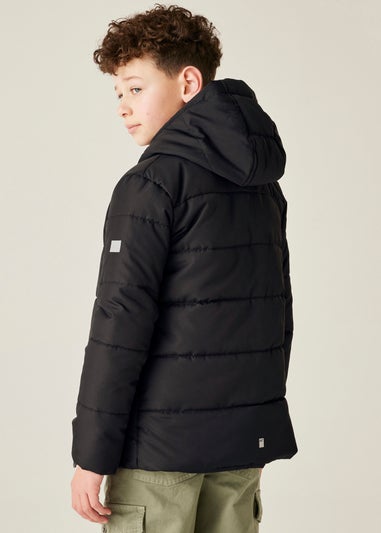 Regatta Black Kids' Halkner Reflective Jacket (3-16yrs)
