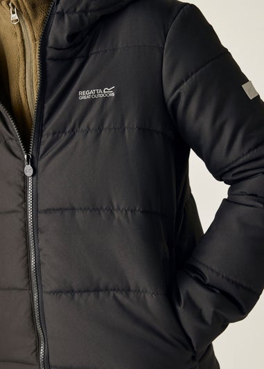 Regatta Black Kids' Halkner Reflective Jacket (3-16yrs)