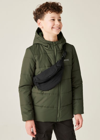 Regatta Forest Green Kids' Halkner Reflective Jacket (3-16yrs)