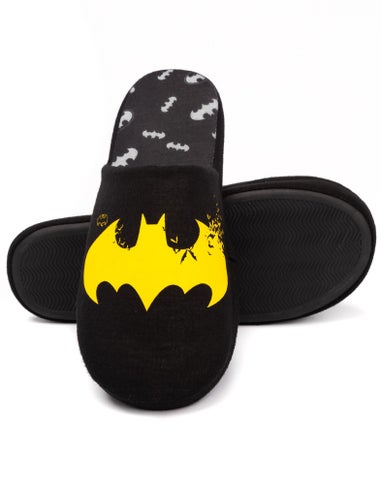 DC Comics Batman Black Logo Mule Slippers