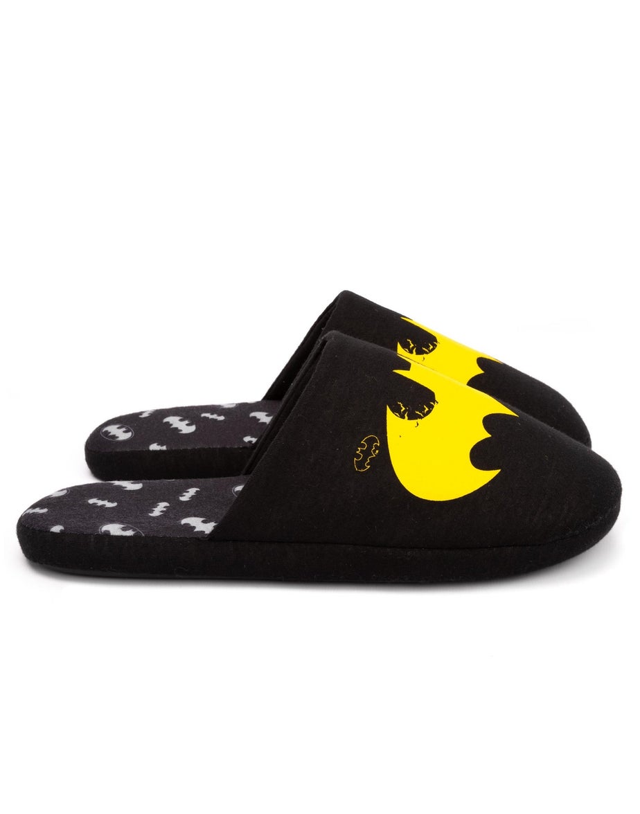 DC Comics Batman Black Logo Mule Slippers