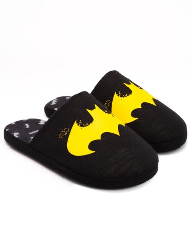 DC Comics Batman Black Logo Mule Slippers