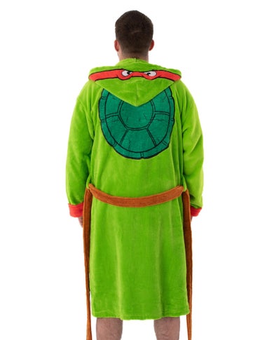 Teenage Mutant Ninja Turtles Green Hooded Bathrobe