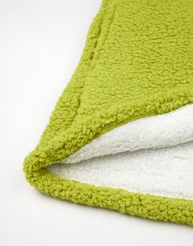 The Grinch Green Novelty Face Blanket Hoodie