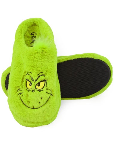 The Grinch Green Mule Slippers