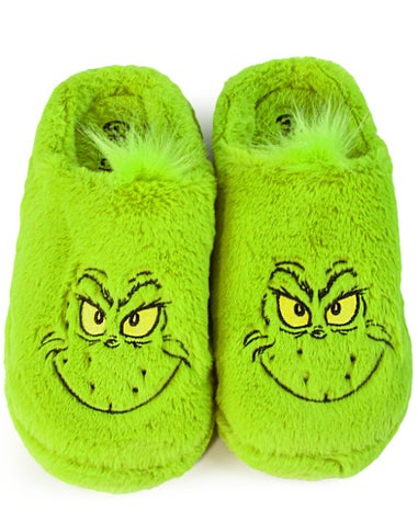 The Grinch Green Mule Slippers
