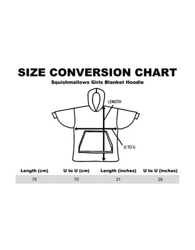 Vanilla Underground Squishmallows Kids Multicoloured Character Blanket Hoodie