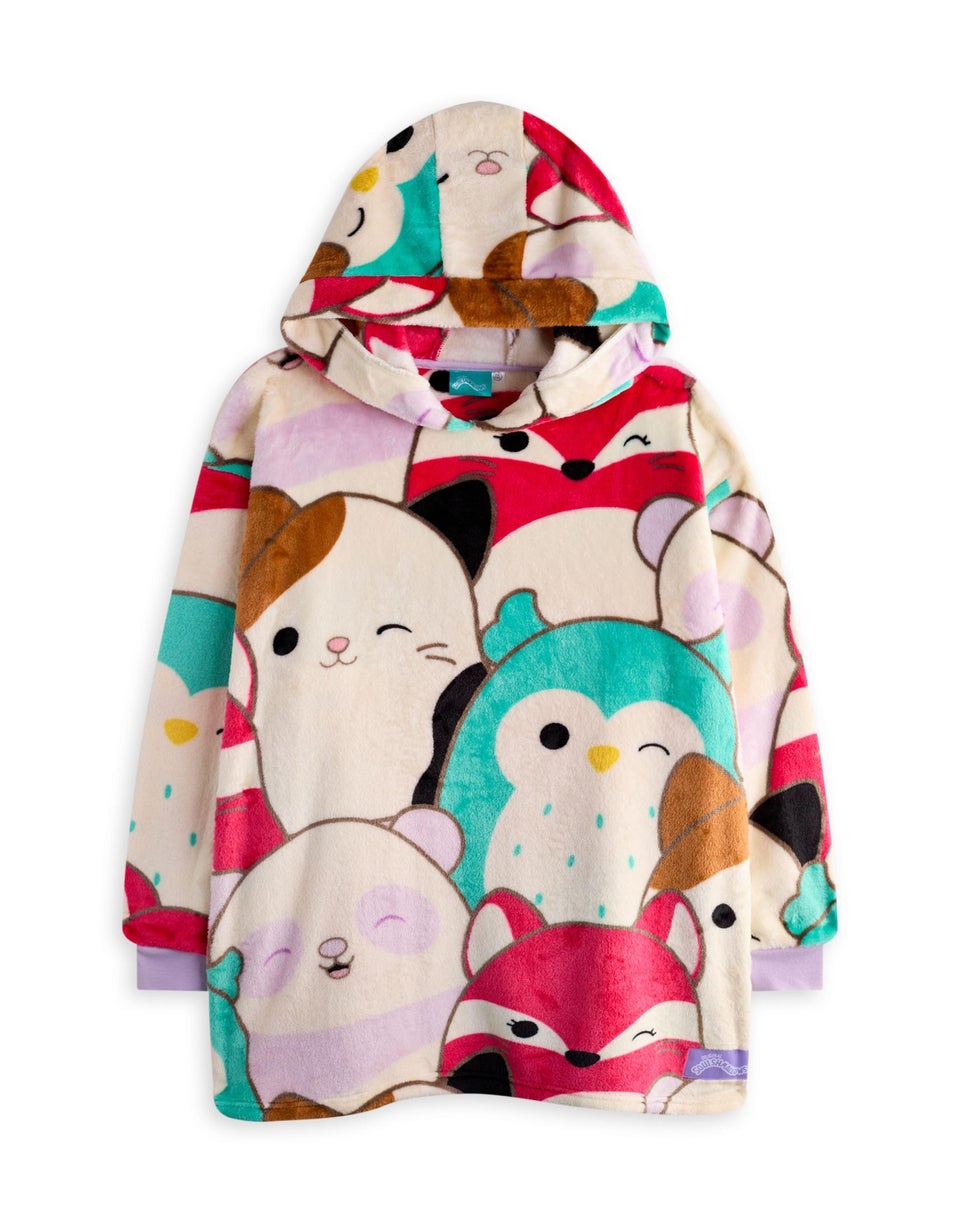 Vanilla Underground Squishmallows Kids Multicoloured Character Blanket Hoodie