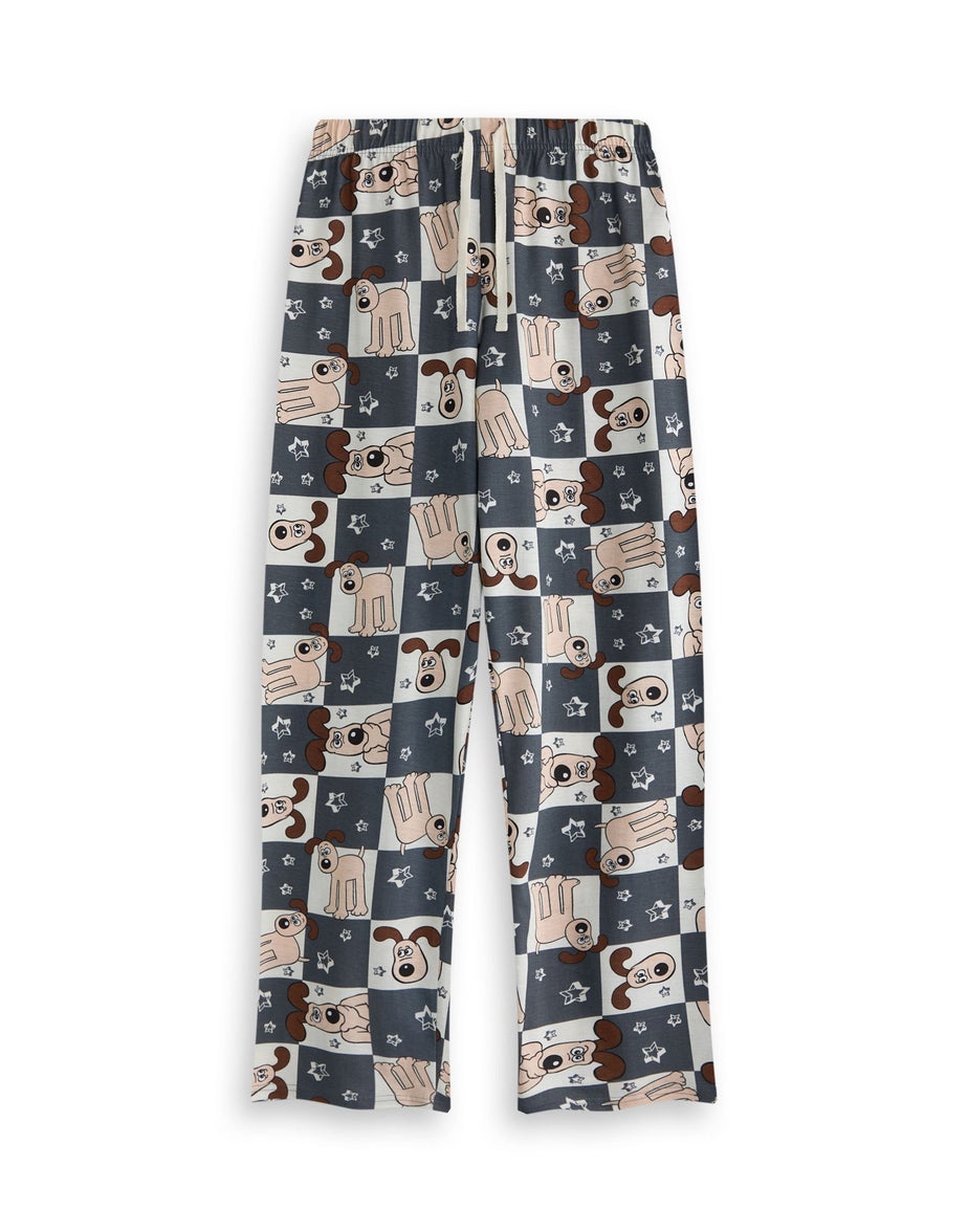 Wallace And Gromit Off-White Tea Time Pyjama Set