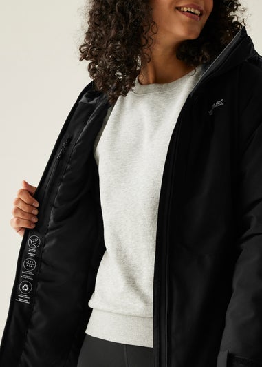 Regatta Black Highton Stretch Padded Waterproof Jacket