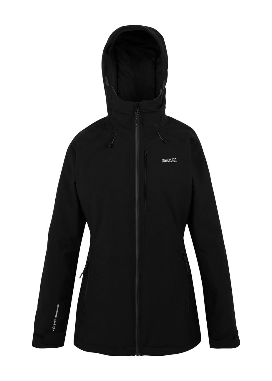 Regatta Black Highton Stretch Padded Waterproof Jacket