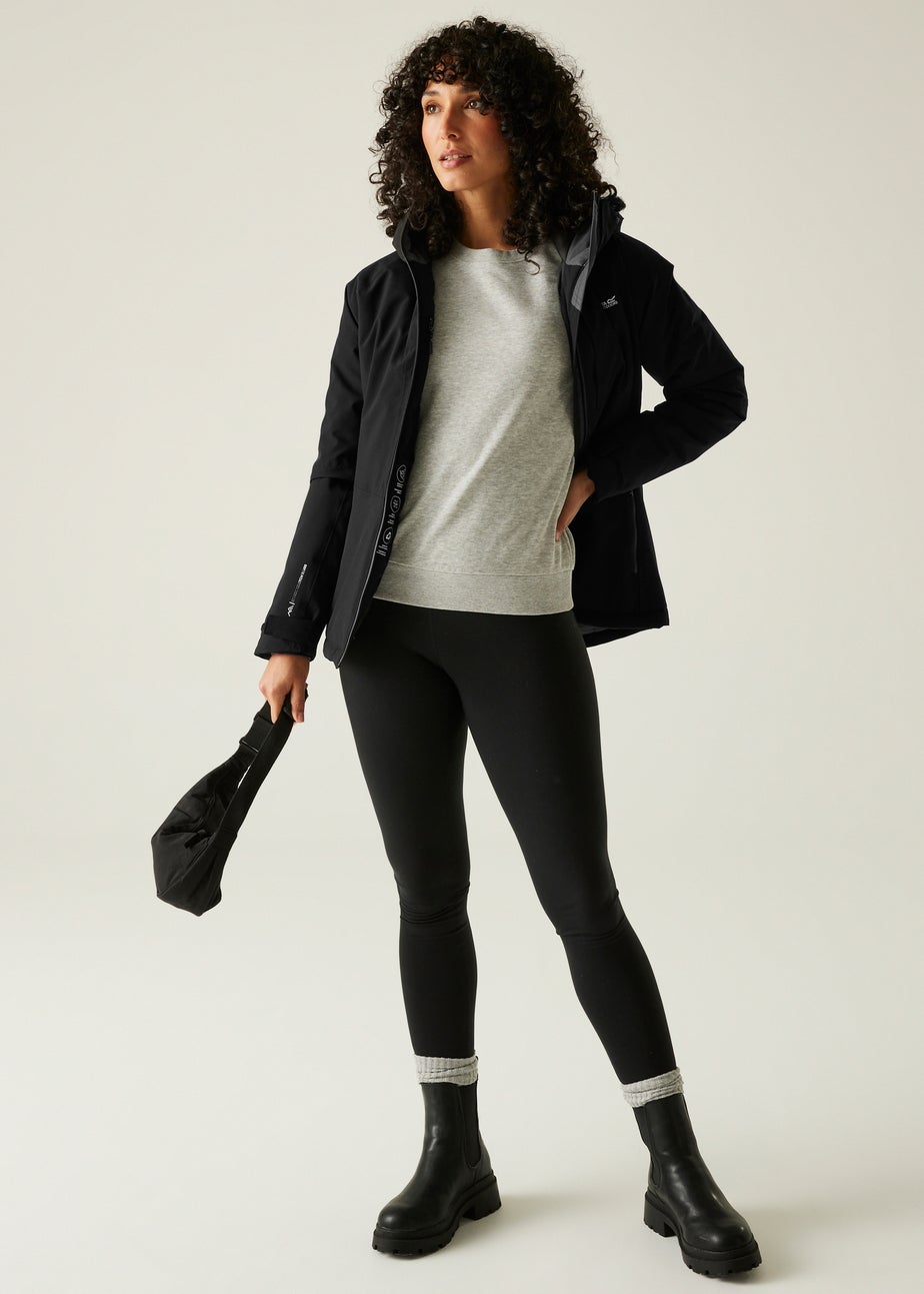 Regatta Black Highton Stretch Padded Waterproof Jacket