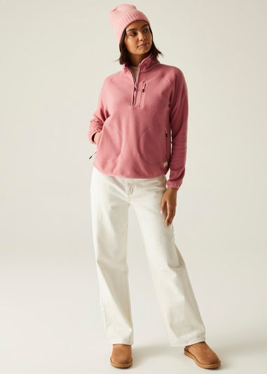 Regatta Dusty Pink Frankie Half Zip Lightweight Fleece