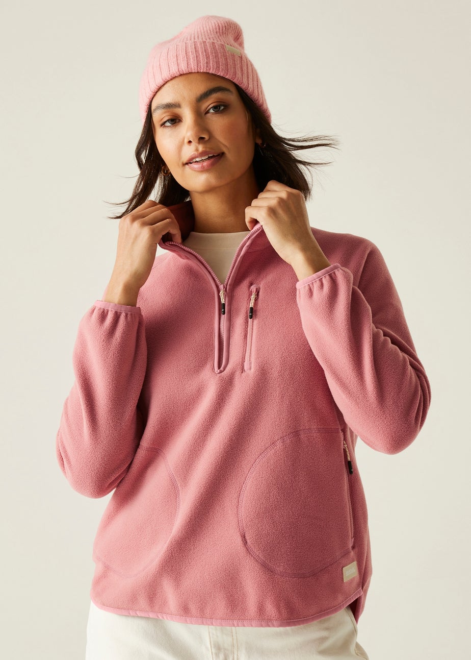 Regatta Dusty Pink Frankie Half Zip Lightweight Fleece