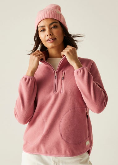Regatta Dusty Pink Frankie Half Zip Lightweight Fleece