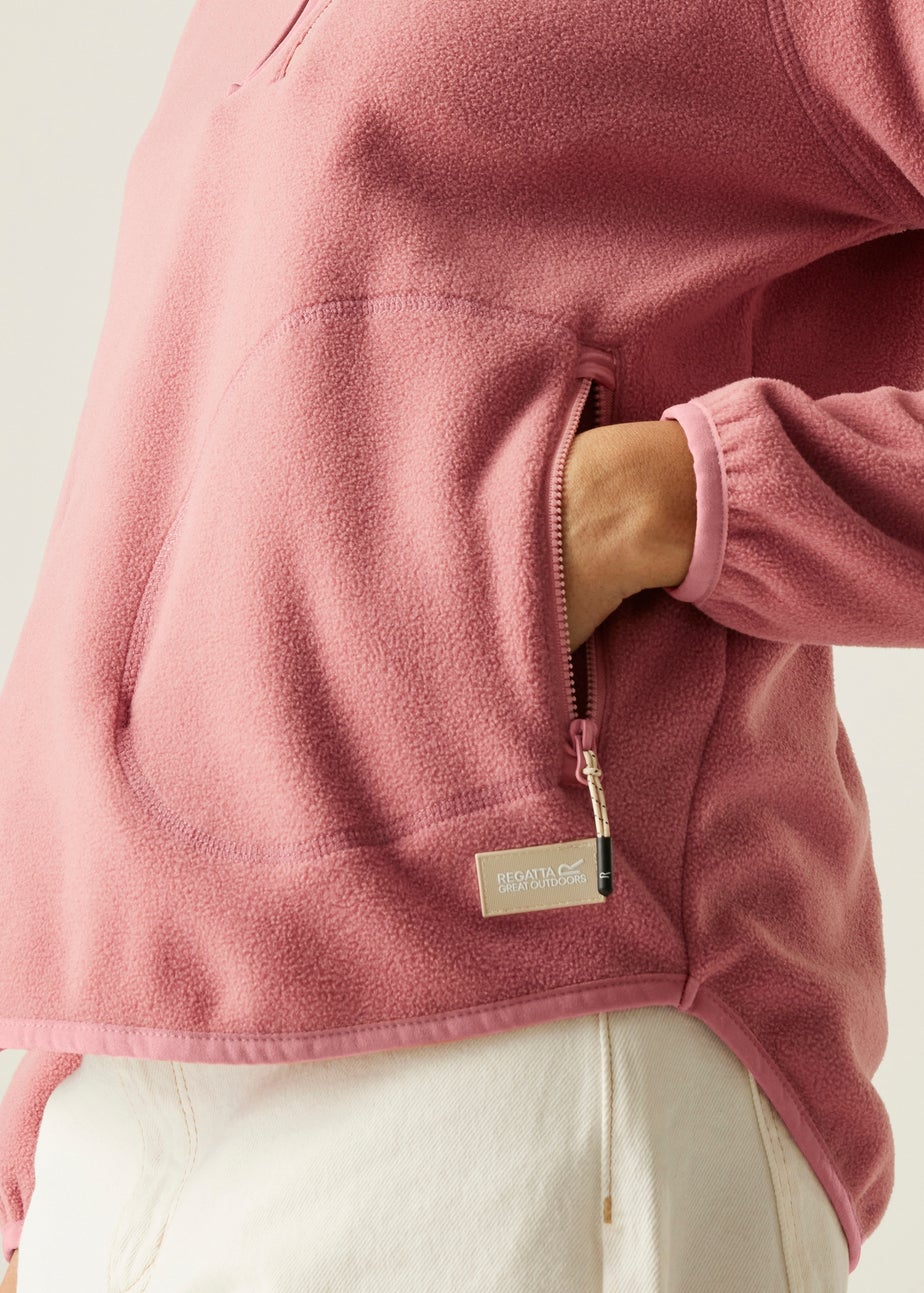 Regatta Dusty Pink Frankie Half Zip Lightweight Fleece