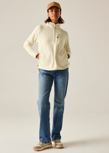 Regatta White Frankie Half Zip Lightweight Fleece