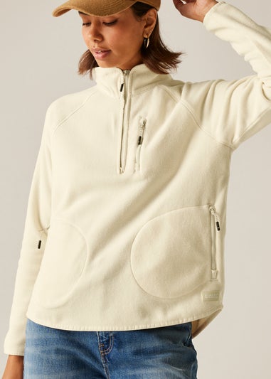 Regatta White Frankie Half Zip Lightweight Fleece