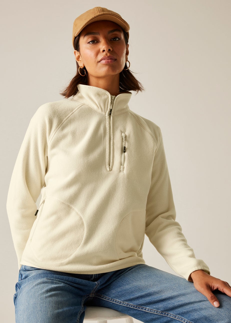 Regatta White Frankie Half Zip Lightweight Fleece