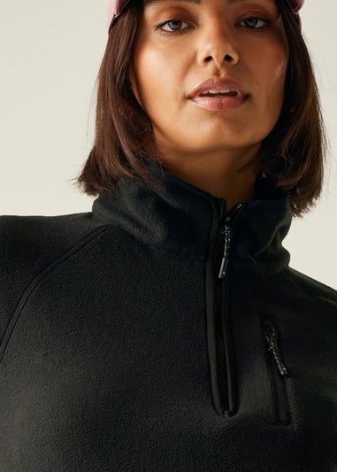 Regatta Black Frankie Half Zip Lightweight Fleece