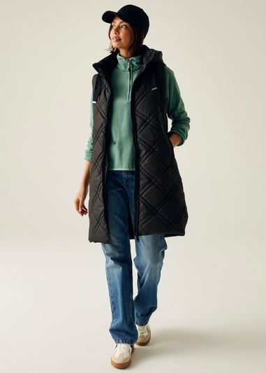 Regatta Black Rurietta Longer Length Lightweight Bodywarmer