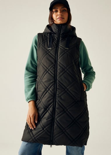 Regatta Black Rurietta Longer Length Lightweight Bodywarmer