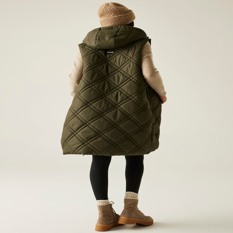 Regatta Khaki Rurietta Longer Length Lightweight Bodywarmer