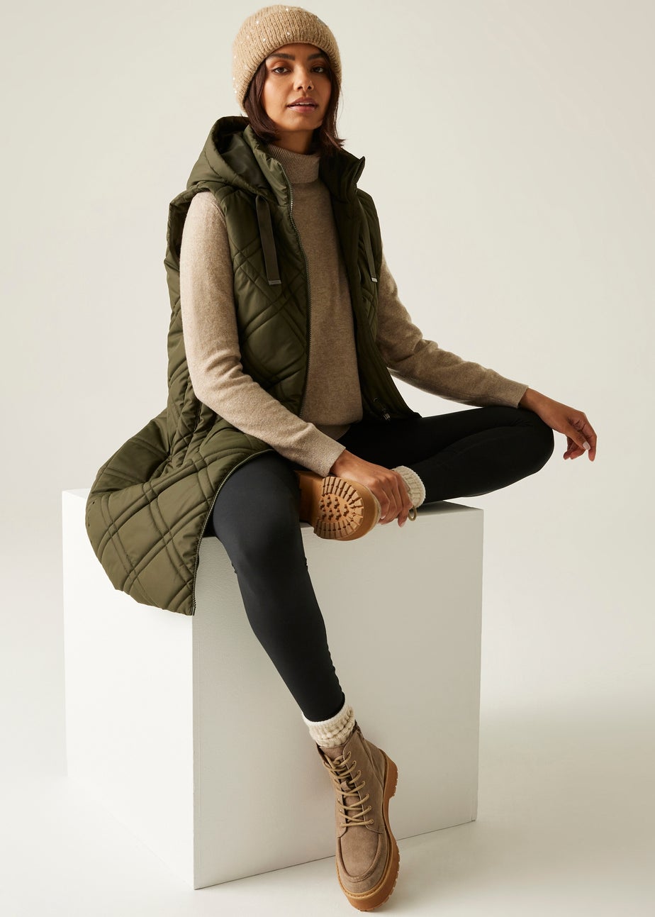 Regatta Khaki Rurietta Longer Length Lightweight Bodywarmer