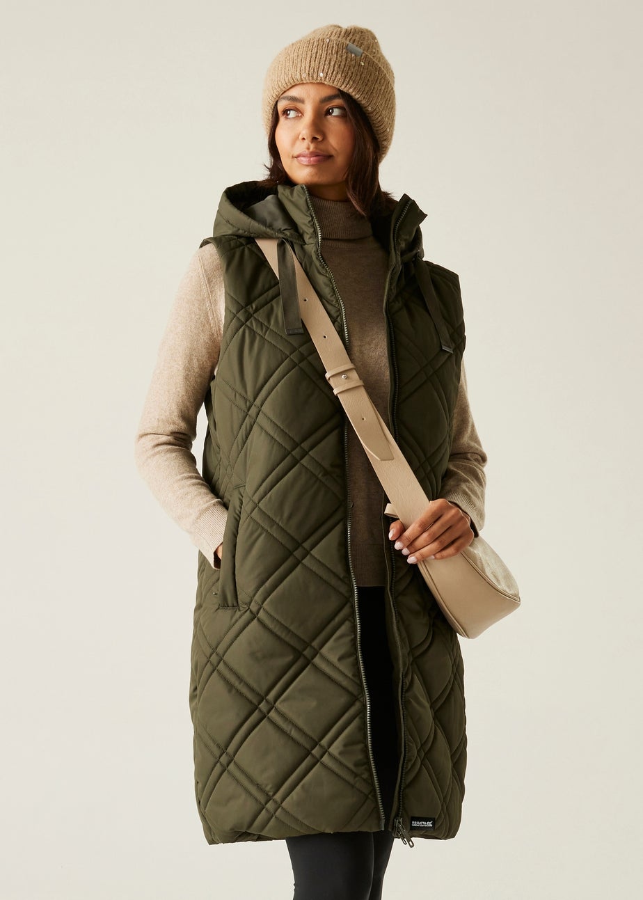 Regatta Khaki Rurietta Longer Length Lightweight Bodywarmer
