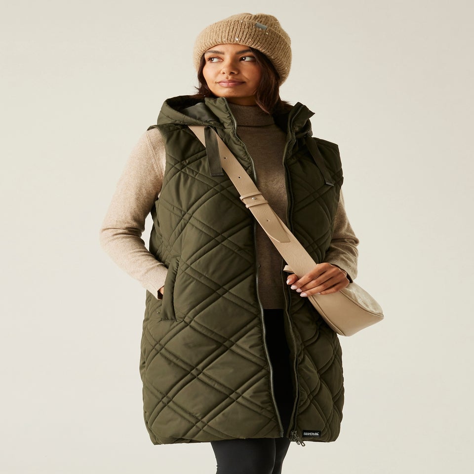 Regatta Khaki Rurietta Longer Length Lightweight Bodywarmer