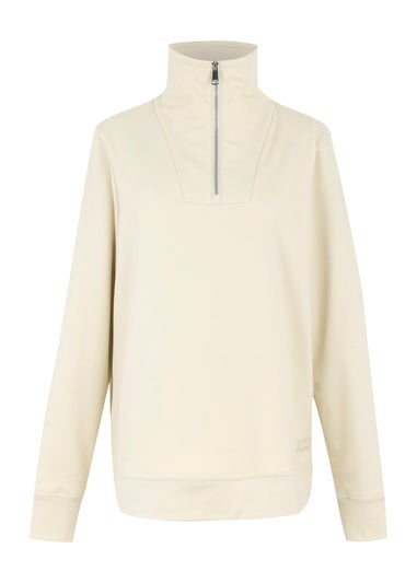Regatta White Demmi Half Zip Fleece